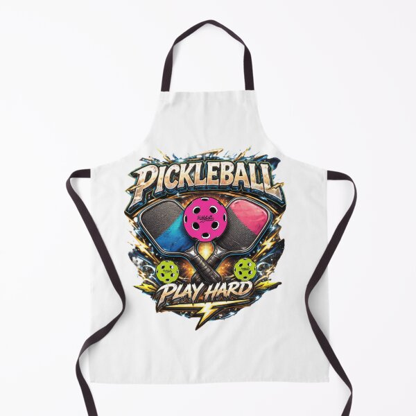 Item preview,  Pickleball Play Hard | Bold Crossed Paddles Energetic Graphic designed and sold by Jen.Lou.