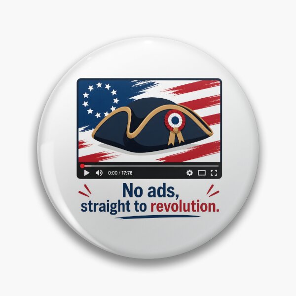 Item preview, No Ads Straight To Revolution Funny 1776 Video designed and sold by Red Cub Studio.