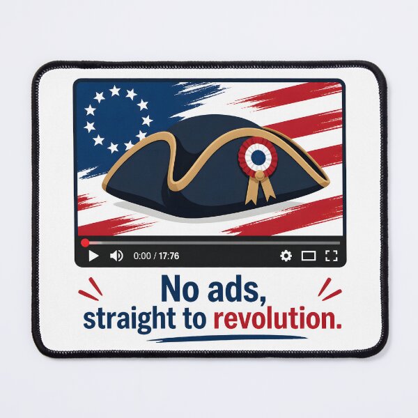Item preview, No Ads Straight To Revolution Funny 1776 Video designed and sold by Red Cub Studio.