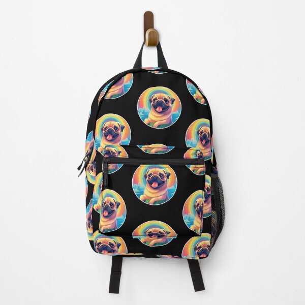 Item preview, Funny Pug Colorful Rainbow Cute Mom Dad Kids designed and sold by rafaeltto.