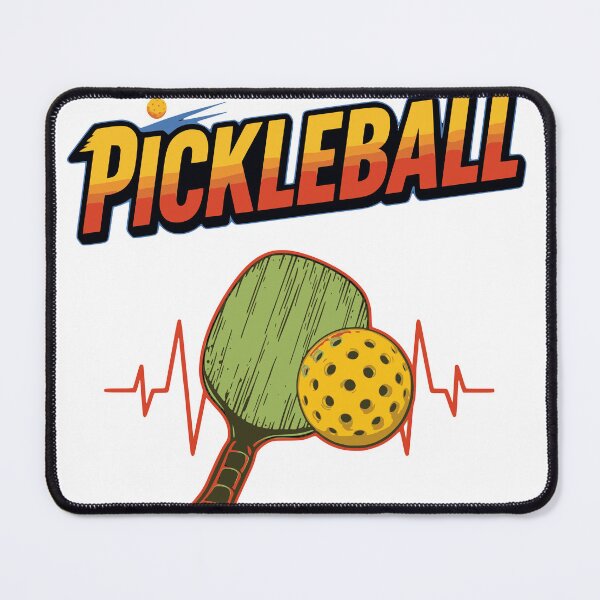 Item preview, Pickleball Heartbeat Retro Gradient Sport Graphic designed and sold by Jen.Lou.