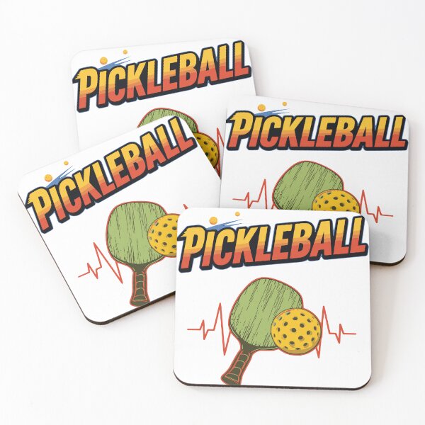 Item preview, Pickleball Heartbeat Retro Gradient Sport Graphic designed and sold by Jen.Lou.