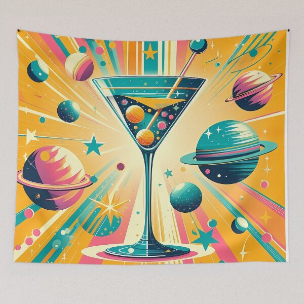 Item preview, Atomic Martini Time Planet Blast designed and sold by Lee Hiller Designs.