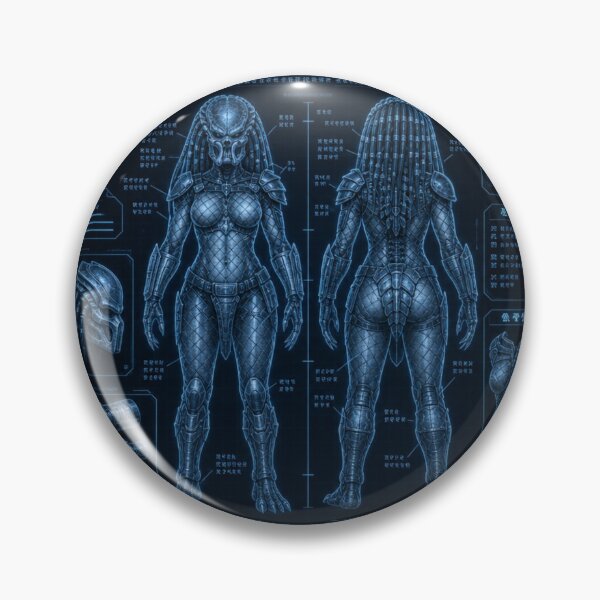 Item preview, Female Predator Alien Blueprint 01 designed and sold by Rex Vox.