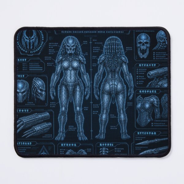 Item preview, Female Predator Alien Blueprint 01 designed and sold by Rex Vox.
