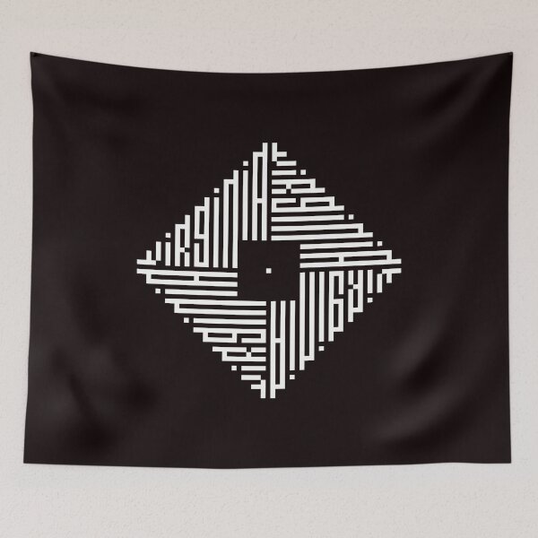Item preview, VIRGINIA | White  | Modern Geometric Kufi Calligraphy | From Name to Art   designed and sold by FOR YOUR NAME.