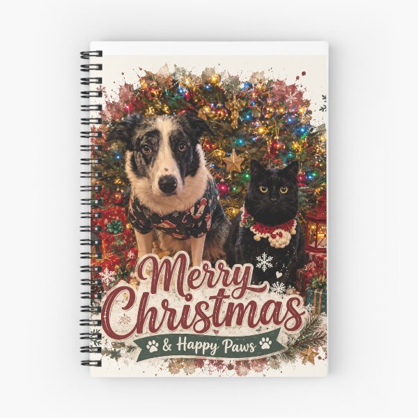 Item preview, Merry Christmas - Happy Paws designed and sold by KOZStudio.