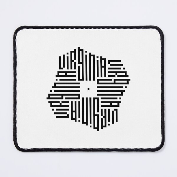 Item preview, VIRGINIA | Black | Modern Geometric Kufi Calligraphy | From Name to Art designed and sold by FOR YOUR NAME.