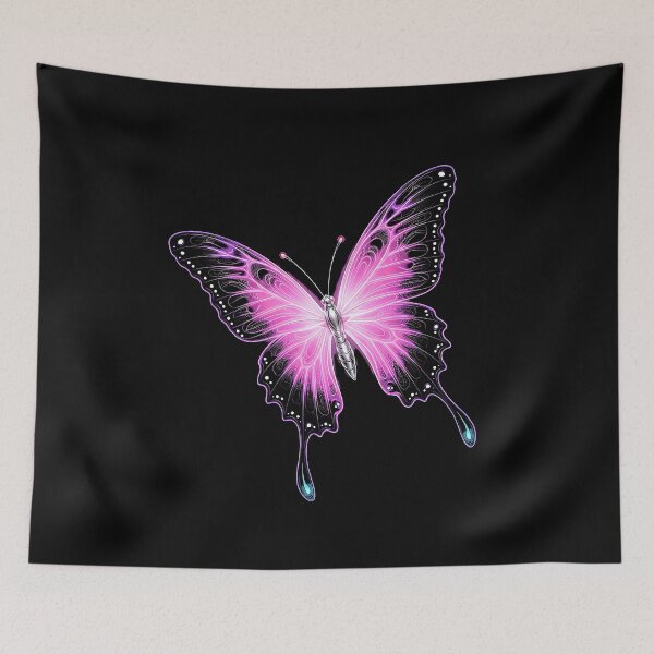 Item preview, Pink Butterfly Art Print Design Tee Decor Gift designed and sold by graphixpolash.