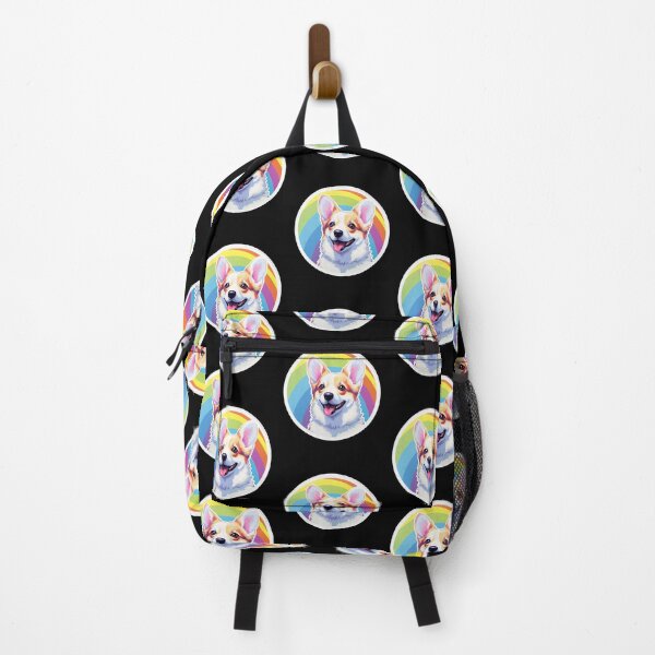 Item preview, Funny Sabtle White Corgi Colorful Rainbow Cute Mom Dad Kids designed and sold by rafaeltto.