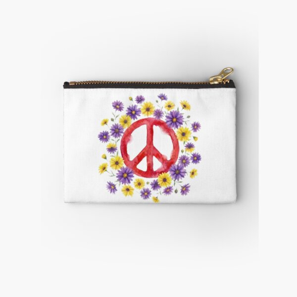 Item preview, Red Peace Sign Floral designed and sold by HippyRikky.