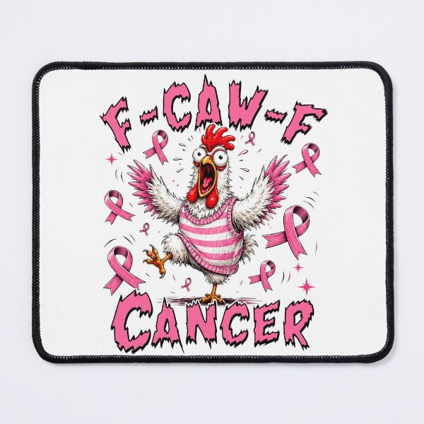 Item preview, Funny Chicken Breast Cancer Awareness F-Caw-F designed and sold by elongatedjazz.