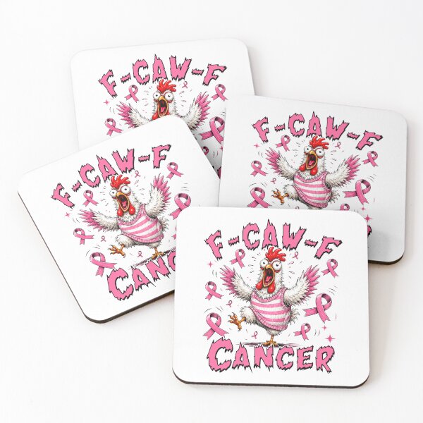 Item preview, Funny Chicken Breast Cancer Awareness F-Caw-F designed and sold by elongatedjazz.
