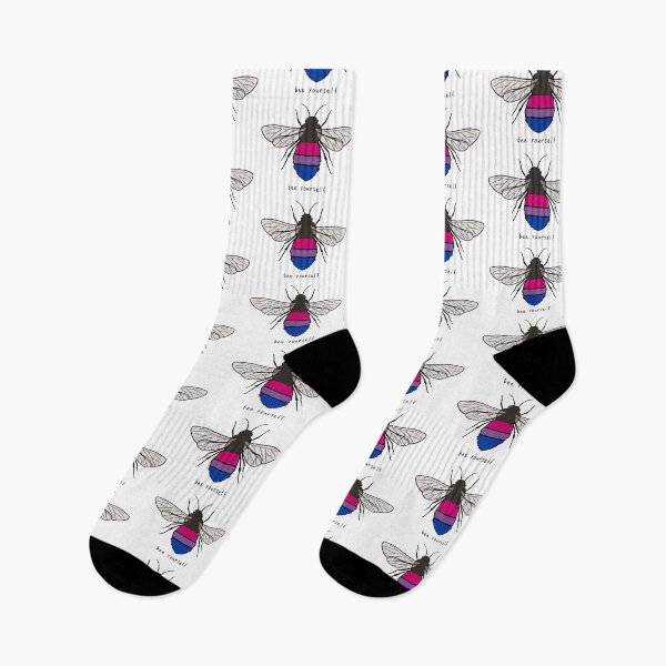 Item preview, Bee Yourself - Bi Pride Flag designed and sold by rorynorth.