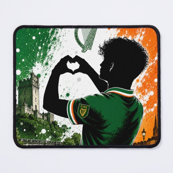 Item preview, Ireland Pride Heart Hands Art designed and sold by BagFactoryUK.