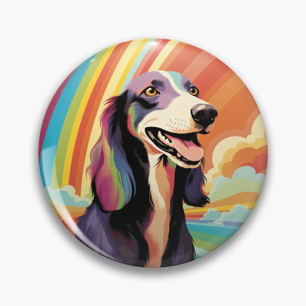 Item preview, Funny Saluki Colorful Rainbow Cute Mom Dad Kids designed and sold by rafaeltto.