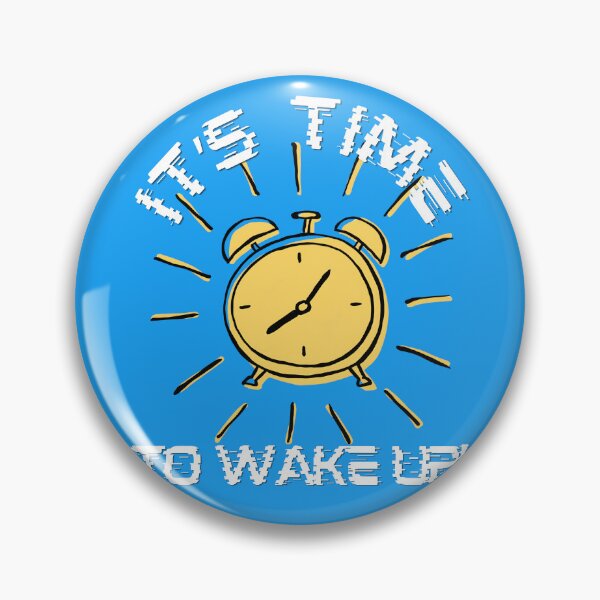 Item preview, It's Time To Wake Up Alarm Clock T-Shirt Morning Person Gift Motivational Tee designed and sold by oonproducts.