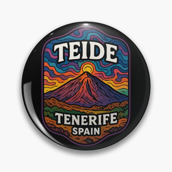 Item preview, Mount Teide Tenerife Trippy Art Travel designed and sold by TomFrontierArt.
