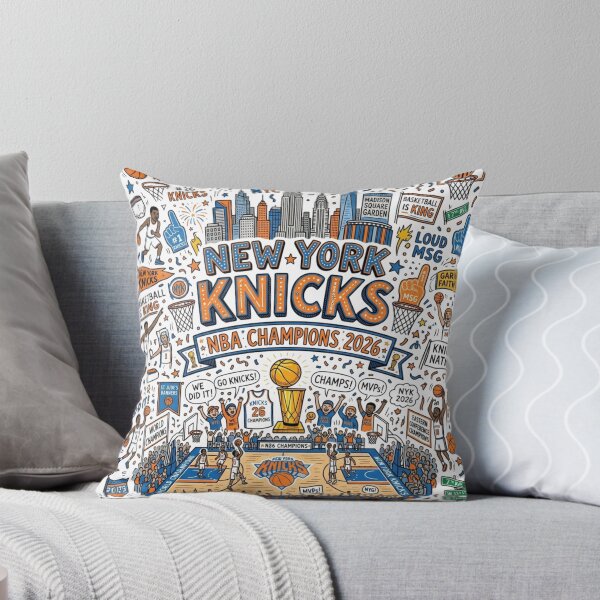 Item preview, New York Knicks NBA Champions 2026 Doodle Art designed and sold by arisukma11.