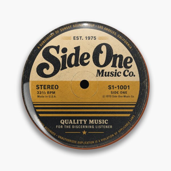 Item preview, Side One Music Co. - Retro Record Label designed and sold by JustResultsCo.