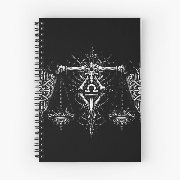 Item preview, Libra Zodiac Gothic Tribal Ornament Vignette designed and sold by DarkOriginArts.