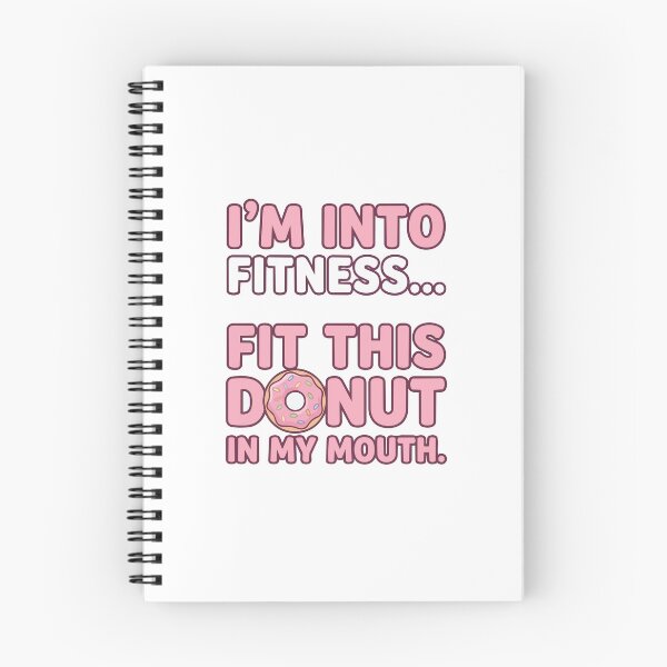 Item preview, funny inappropriate Funny Fitness Donut Pun Shirt | Sarcastic Gym Quote Tee | I'm Into Fitness Fit This Donut designed and sold by Uglyandcute.