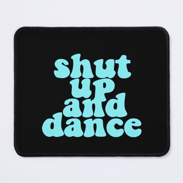 Item preview, Shut Up and Dance - bold blue designed and sold by Stefrait-7.