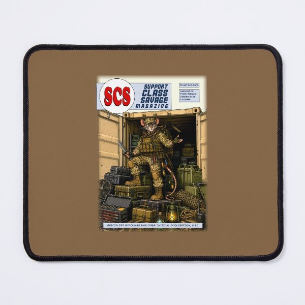 Item preview, Specialist Scrounge: Tactical Acquisition Expert | Support Class Savage Magazine Cover #001 designed and sold by SupportClassSavage.