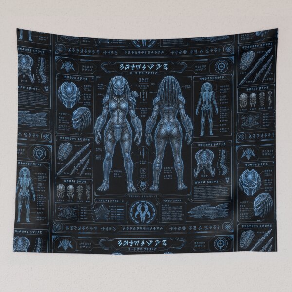 Item preview, Female Predator Alien Blueprint 02 designed and sold by Rex Vox.
