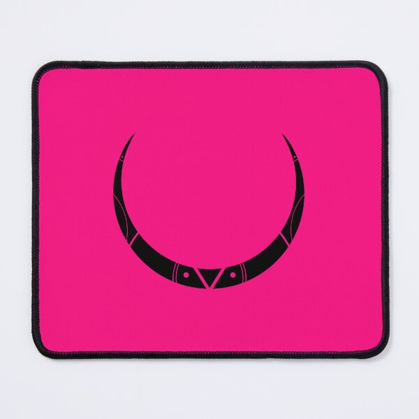 Item preview, Futuristic Tribal Crescent Moon (Hot Pink Background) designed and sold by TJF Arts.
