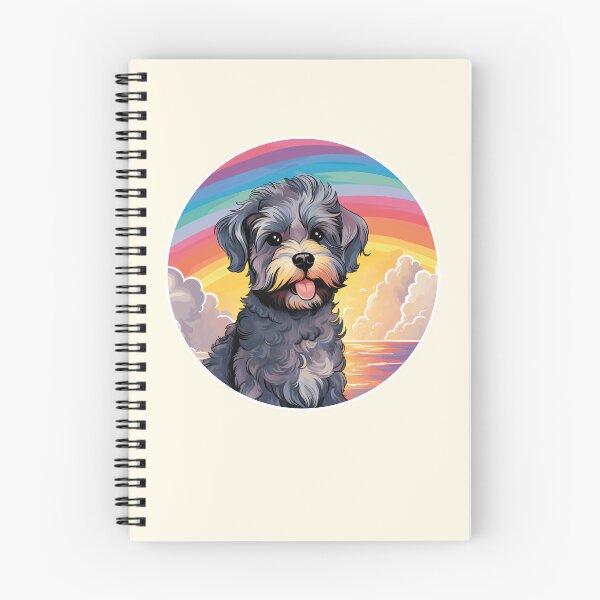 Item preview, Funny Schnoodle Colorful Rainbow Cute Mom Dad Kids designed and sold by rafaeltto.