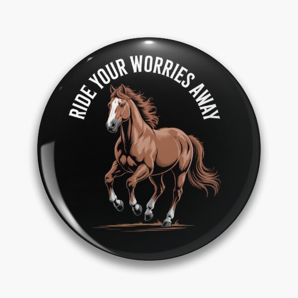 Item preview, Ride Your Worries Away – Galloping Chestnut Horse Shirt for Equestrians & Riders designed and sold by CornishPixiPony.