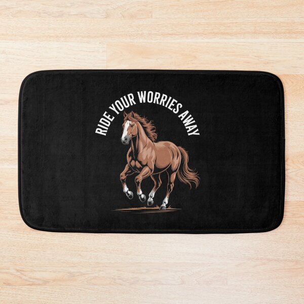 Item preview, Ride Your Worries Away – Galloping Chestnut Horse Shirt for Equestrians & Riders designed and sold by CornishPixiPony.