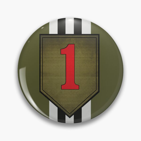 Item preview, D-Day Stripes US 1st Infantry designed and sold by rgrayling.