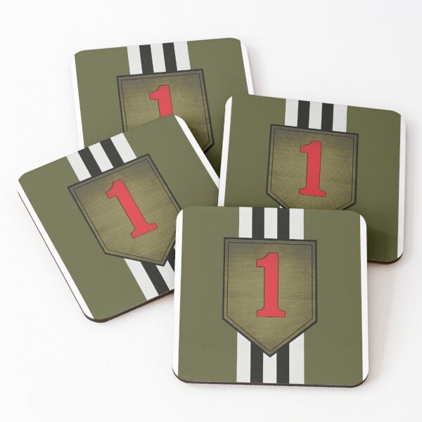 Item preview, D-Day Stripes US 1st Infantry designed and sold by rgrayling.
