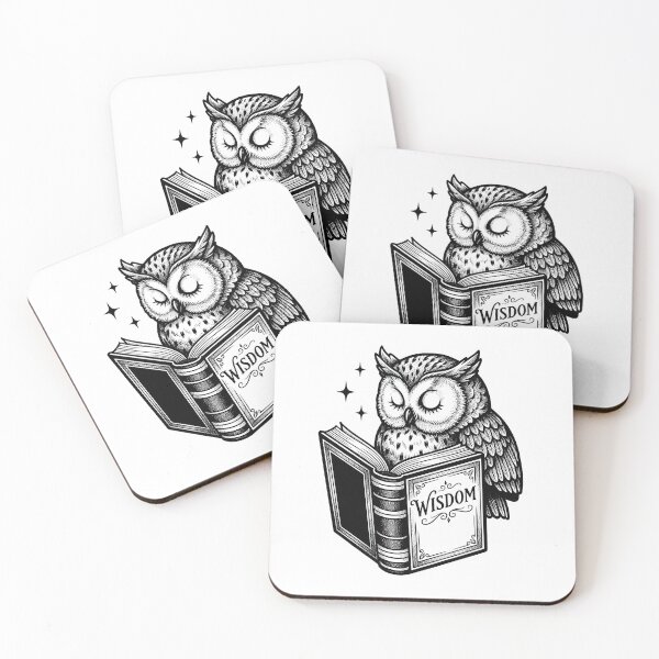 Item preview, Wise Owl.Wisdom book lover.  designed and sold by SideKickCreates.