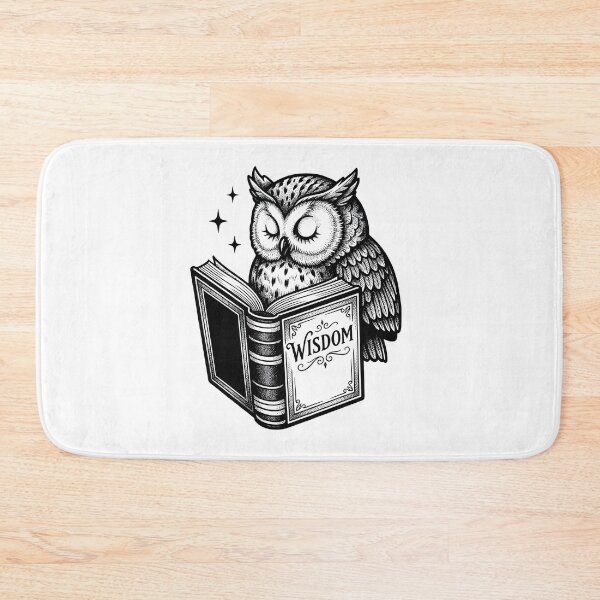 Item preview, Wise Owl.Wisdom book lover.  designed and sold by SideKickCreates.