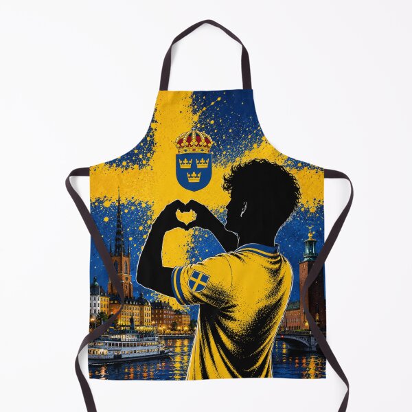 Item preview, Sweden Pride Heart Hands Art Design designed and sold by BagFactoryUK.