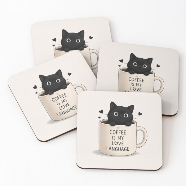 Item preview, coffe cat designed and sold by WellN.