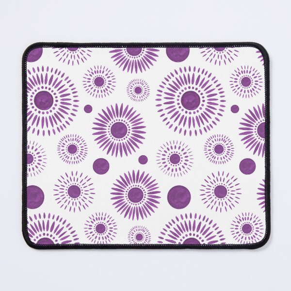 Item preview, Purple Boho Sunburst Pattern – Minimalist Celestial Floral Abstract Design designed and sold by Snifferius.