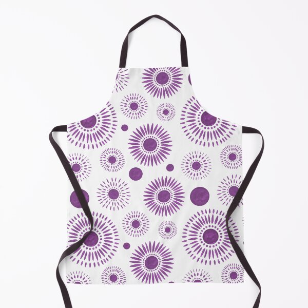 Item preview, Purple Boho Sunburst Pattern – Minimalist Celestial Floral Abstract Design designed and sold by Snifferius.