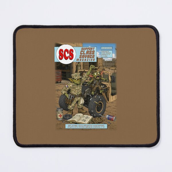 Item preview, Sergeant Sparky: Preventive Maintenance & Gremlin Control | Support Class Savage Magazine Cover #003 designed and sold by SupportClassSavage.