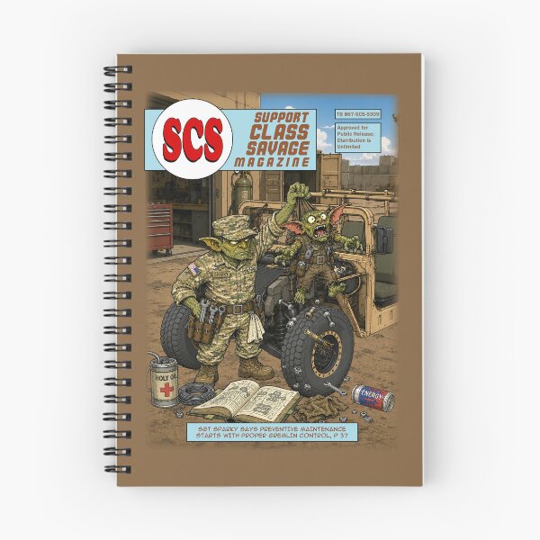 Item preview, Sergeant Sparky: Preventive Maintenance & Gremlin Control | Support Class Savage Magazine Cover #003 designed and sold by SupportClassSavage.