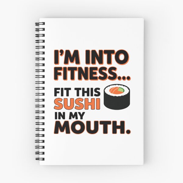 Item preview, funny inappropriate Funny Fitness Sushi Pun Shirt | Sarcastic Gym Quote Tee | I'm Into Fitness Fit This Sushi designed and sold by Uglyandcute.