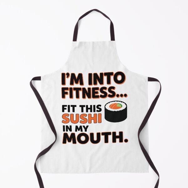 Item preview, funny inappropriate Funny Fitness Sushi Pun Shirt | Sarcastic Gym Quote Tee | I'm Into Fitness Fit This Sushi designed and sold by Uglyandcute.