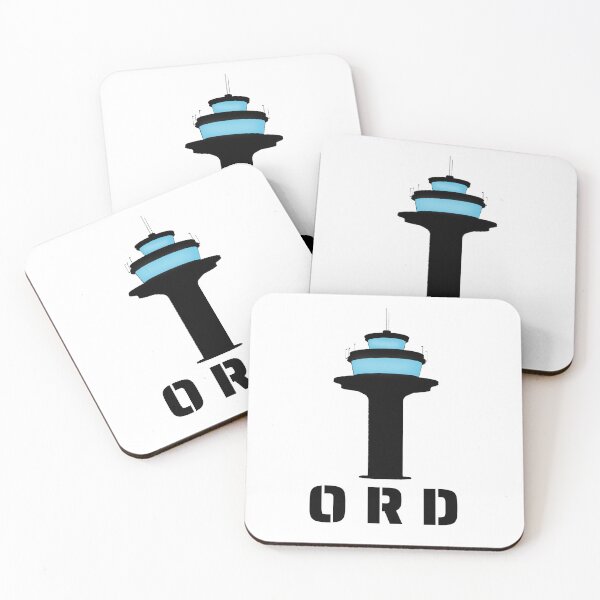 Item preview, ORD (Chicargo O'Hare) Airport Tower Sticker designed and sold by Aviation Sticker Shop.