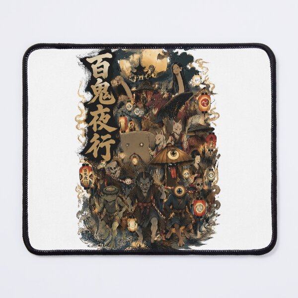 Item preview, Hyakki Yagyo Art – Night Parade of 100 Demons Japanese Yokai designed and sold by kaxymax.