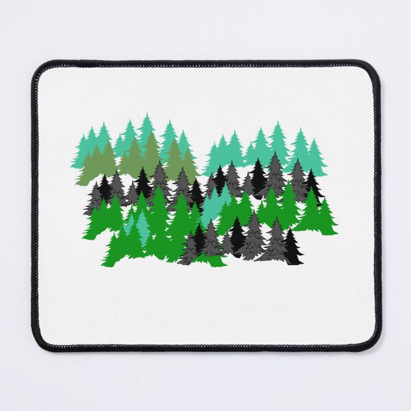 Item preview, pine forest silhouette designed and sold by vibeno1.
