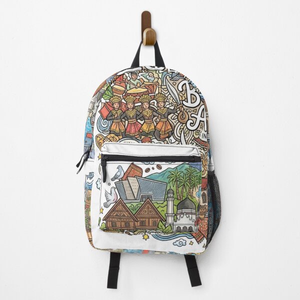 Item preview, Wonderful Banda Aceh Indonesia Travel Souvenir Heritage Colorful Cultural Doodle designed and sold by arisukma11.