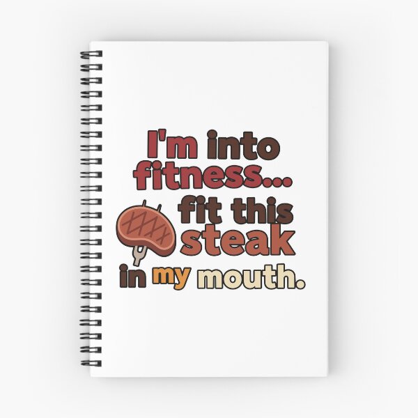 Item preview, funny inappropriate Funny Fitness Steak Pun Shirt | Sarcastic Gym Quote Tee | I'm Into Fitness Fit This Steak designed and sold by Uglyandcute.